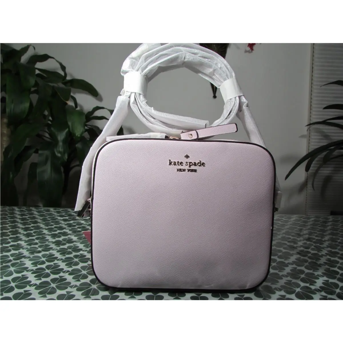 Saffiano Newbury Lane Cammie Crossbody Bag Peony Blush by Kate Spade