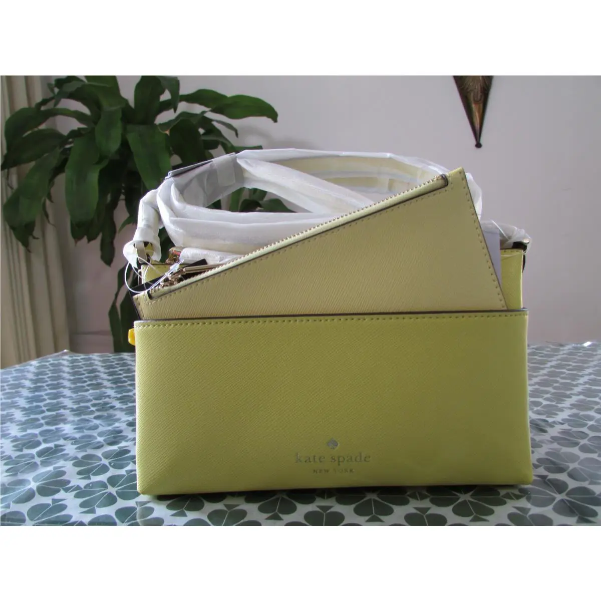 Saffiano Leather Sadie Top Zip Crossbody Set KC702 KC478 KB690 K7402 Yuzu Jam by Kate Spade