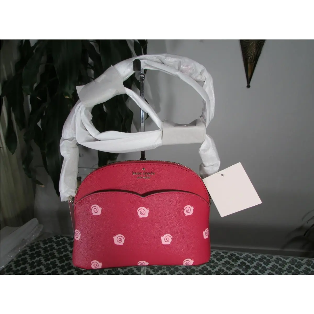 Kate Spade Saffiano Pvc Payton Small Dome Crossbody Bag
