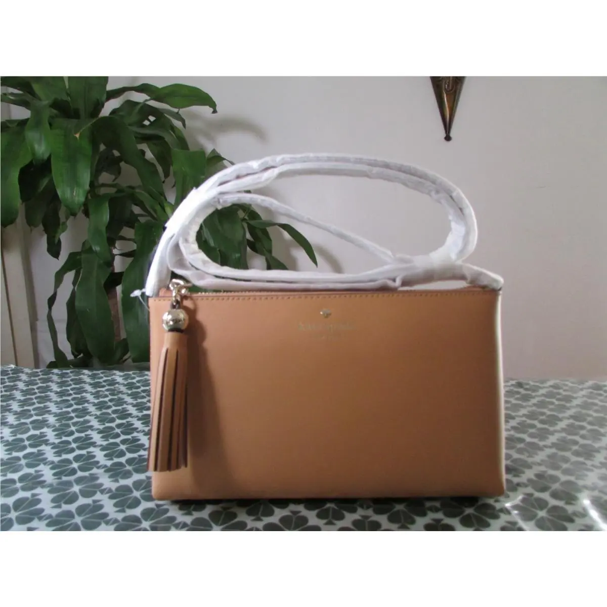 Smooth Leather Amy Crossbody Bag WKRU4856 Tiramisu by Kate Spade