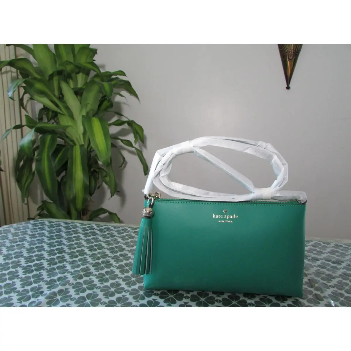 Smooth Leather Amy Crossbody Bag WKRU4856 Wintergreen by Kate Spade
