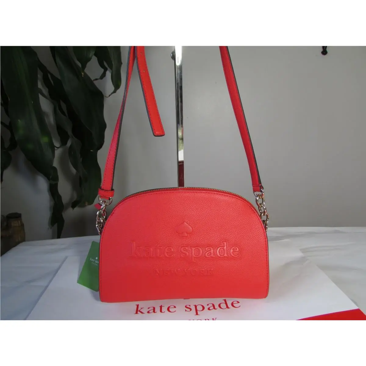 Kate Spade Tori Larchmont Avenue Logo Leather Crossbody Bag