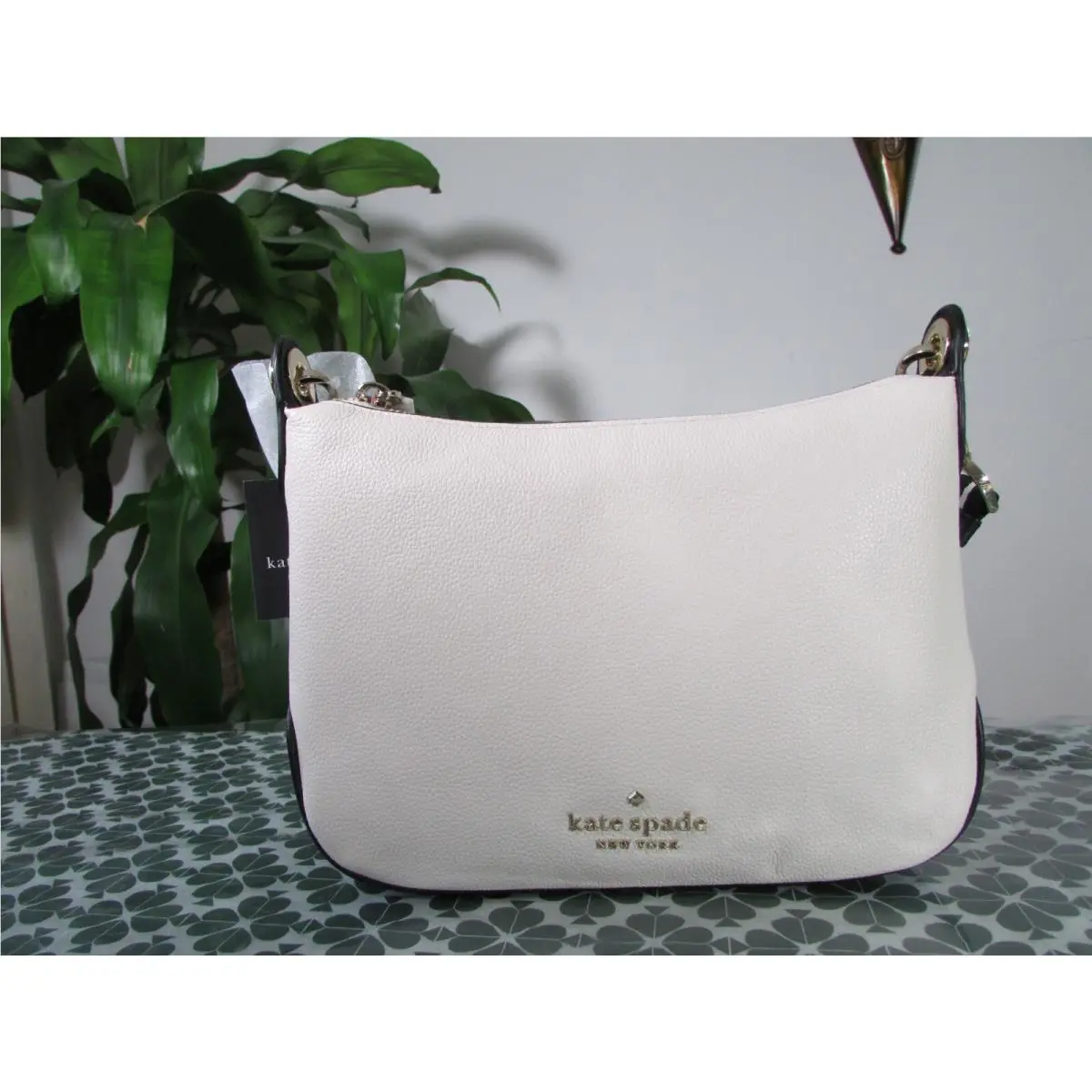 Pebble Leather Rosie Small Crossbody WKR00630 Chalk Multi by Kate Spade