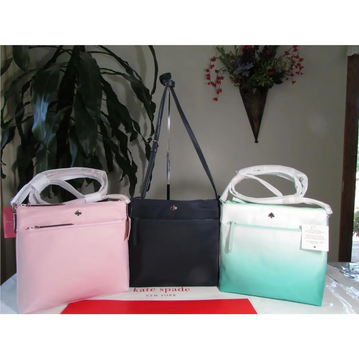 Kate Spade Nylon Jae Flap Crossbody Bag