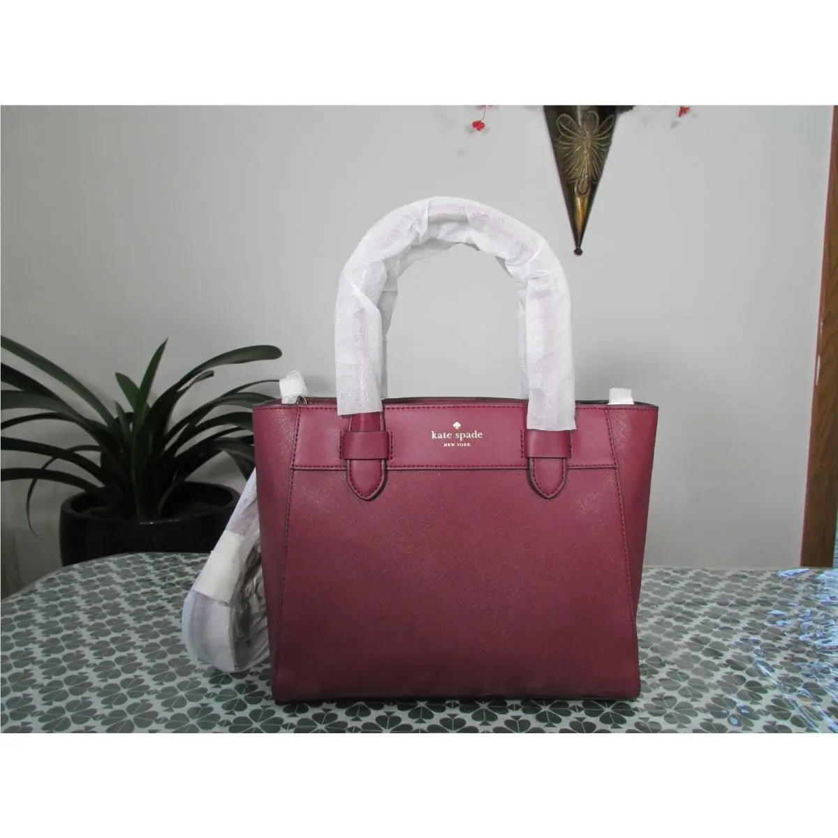 Textured Pvc Melanie Satchel Black Blackberry by Kate Spade