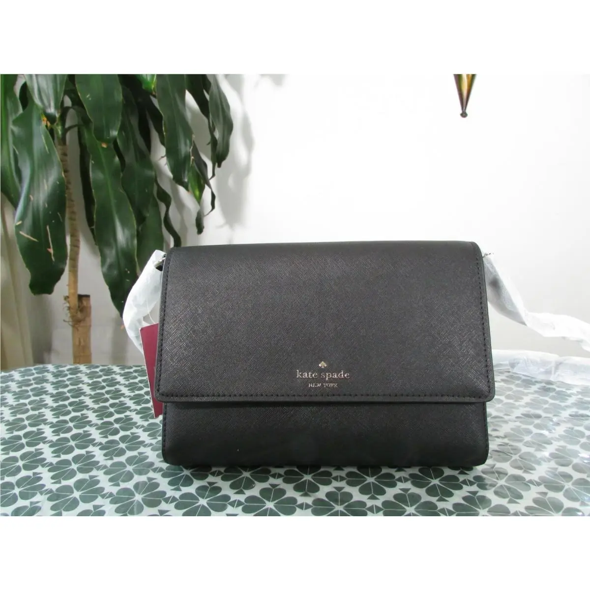 Kate Spade Saffiano Cove Street Dody Crossbody Bag Chalk Pink Aqua