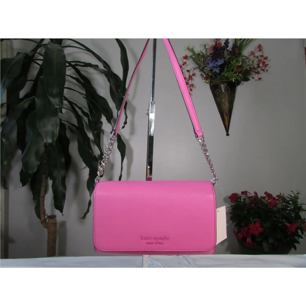 Saffiano Cameron Small Flap Crossbody Bag Brghipeony by Kate Spade
