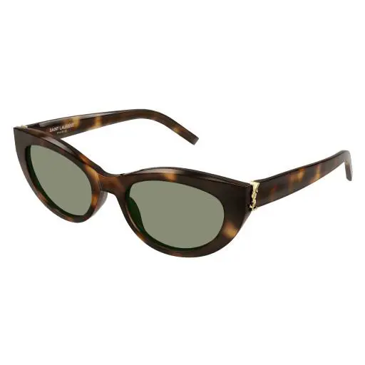 Saint Laurent SL M115-003 Havana Green Havana 003 Sunglasses