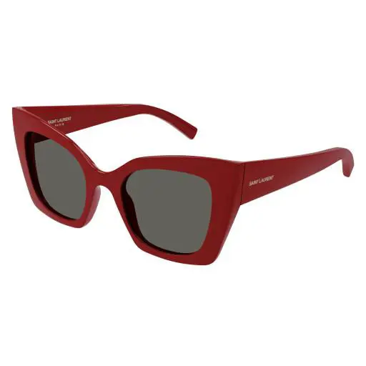 Saint Laurent SL 552-010 Red Grey Red 010 Sunglasses