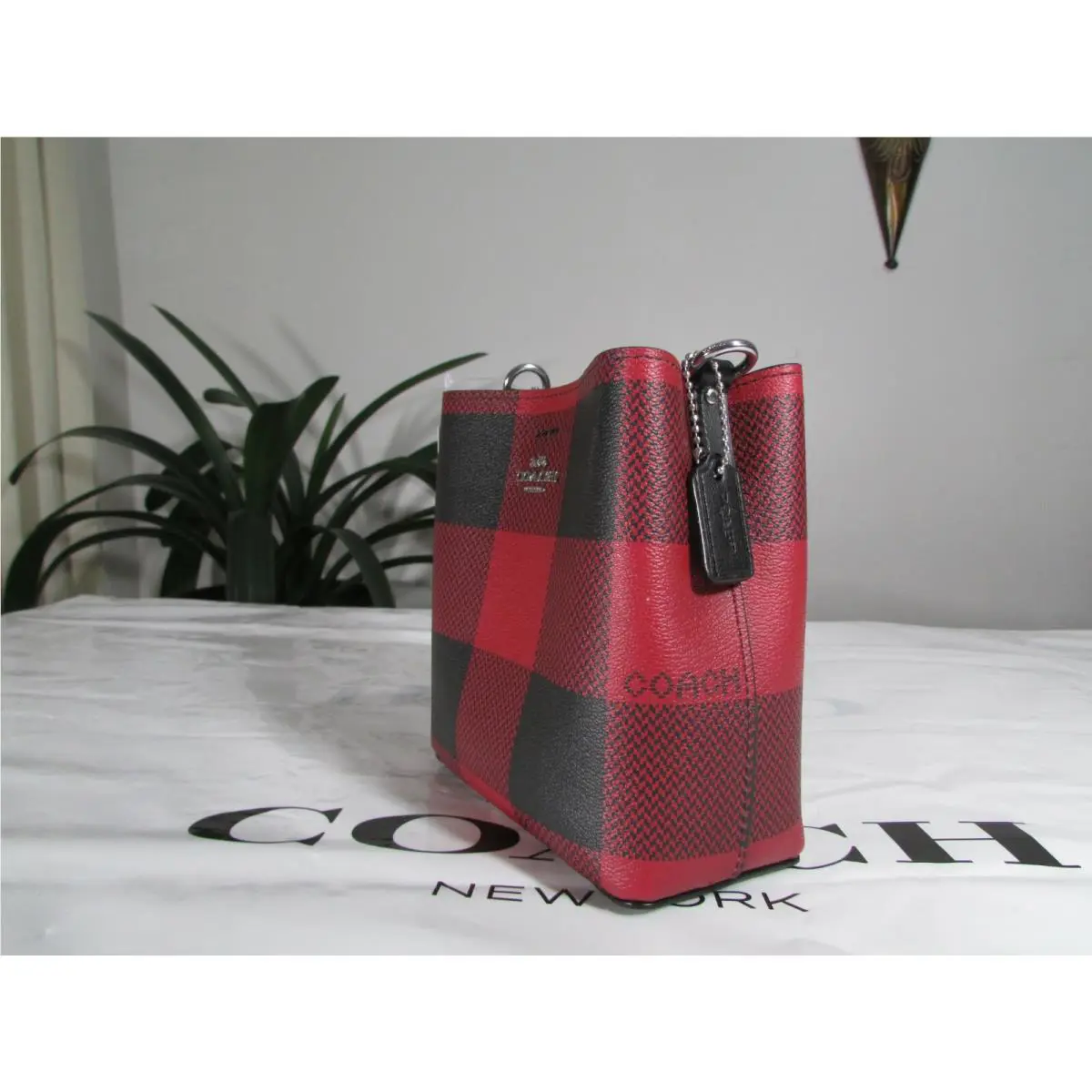 Coated Canvas Floral Print Mini Town Bucket Bag C7268 C7270 by Coach