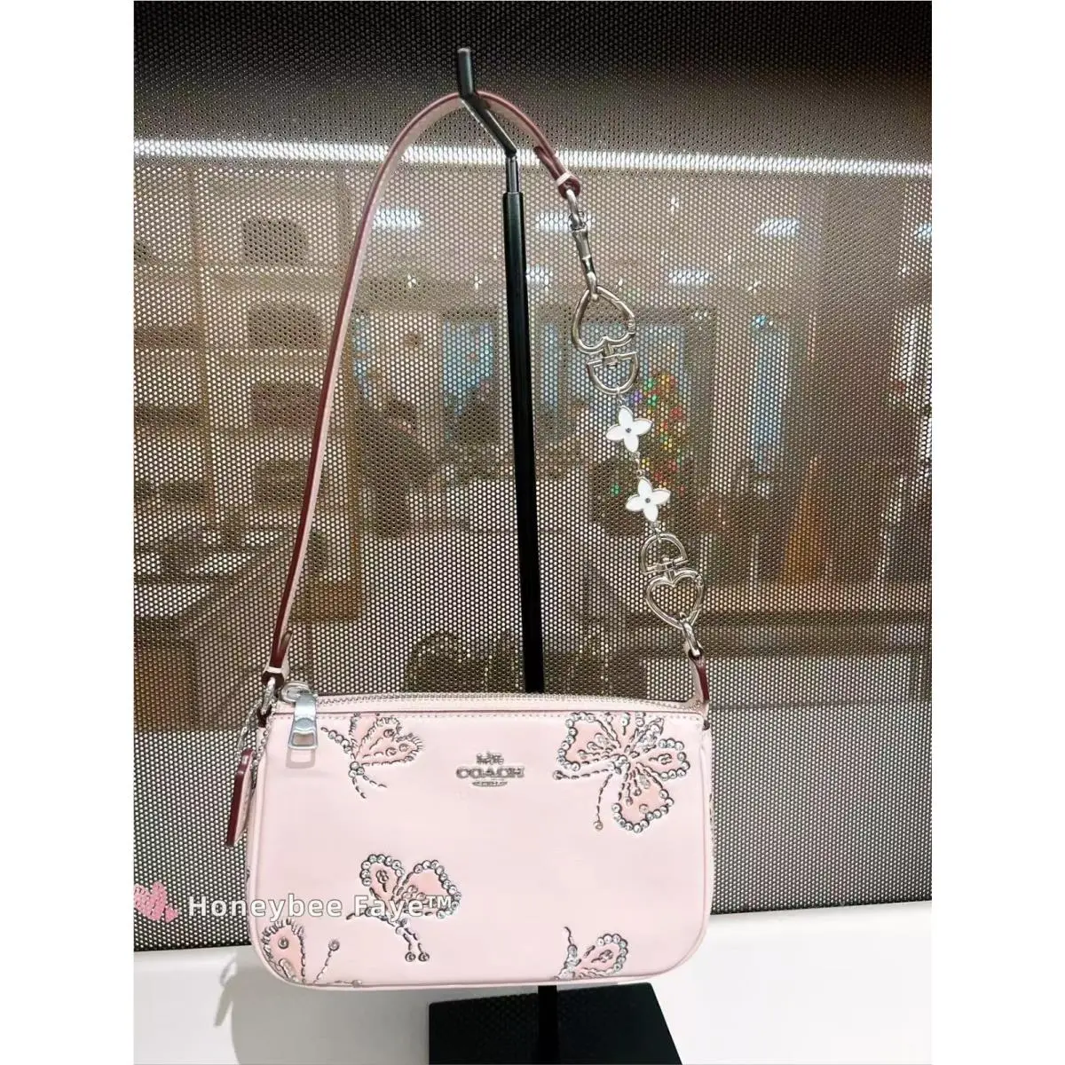 Coach Nolita 19 with Sparkly Butterfly Print CCF58/CCI92