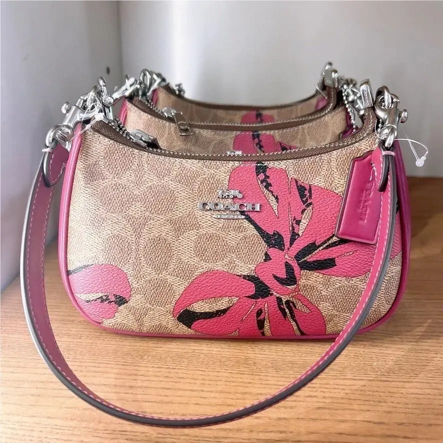 Coach Teri Mini Crossbody Bag with Crystals/rivets/star CCE43/CCE44/CCE46