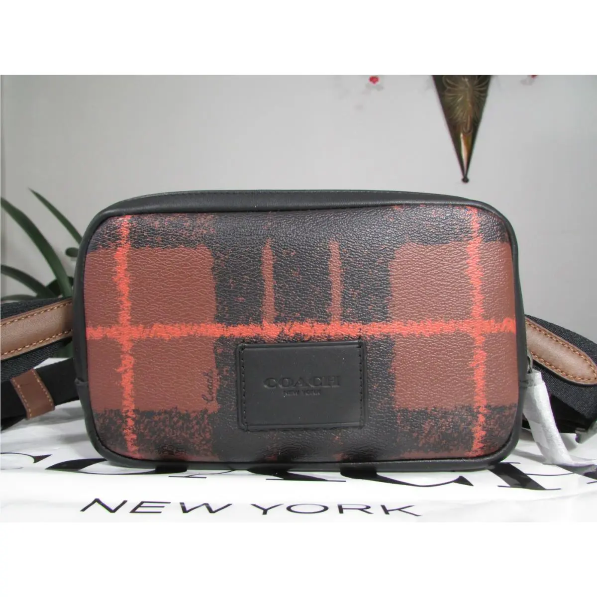 Coach  bag   - Orange Multi, Exterior: Orange Multi, Navy Multi 1