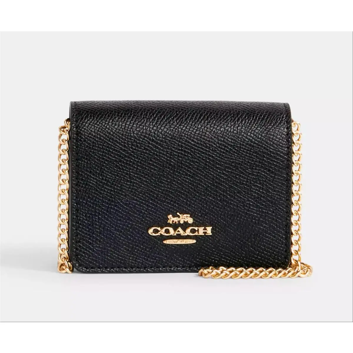 Coach Mini Wallet On A Chain with Rivets/sparkly Butterfly Print CCI80/CCI81