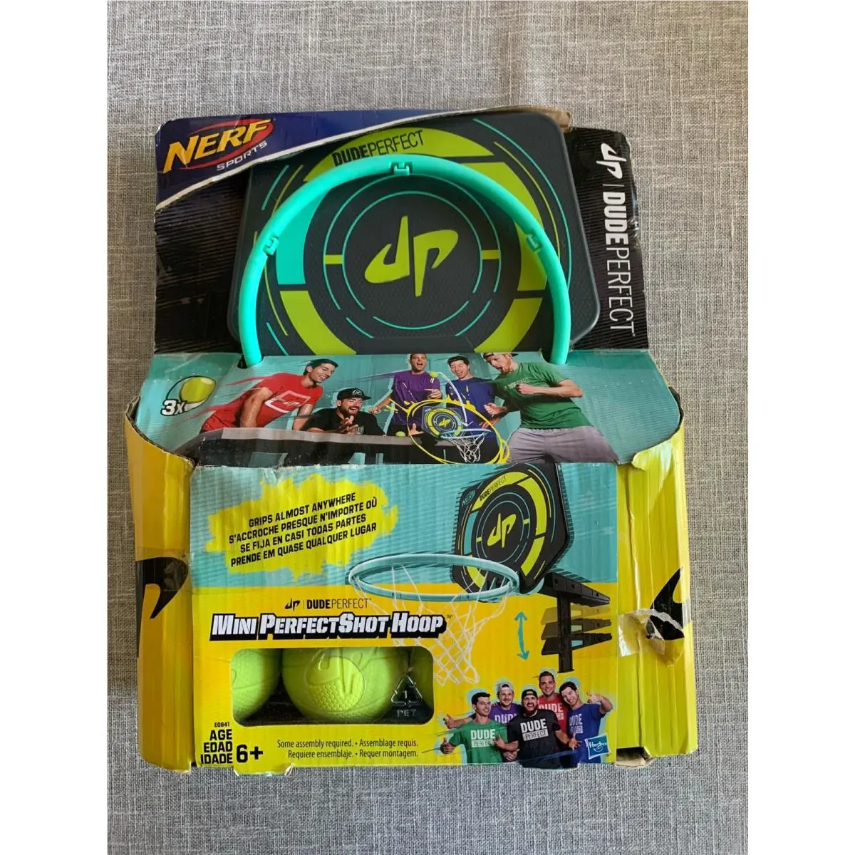 2017 Nerf Sports Mini Perfect Shot Hoop Dude Perfect E0841