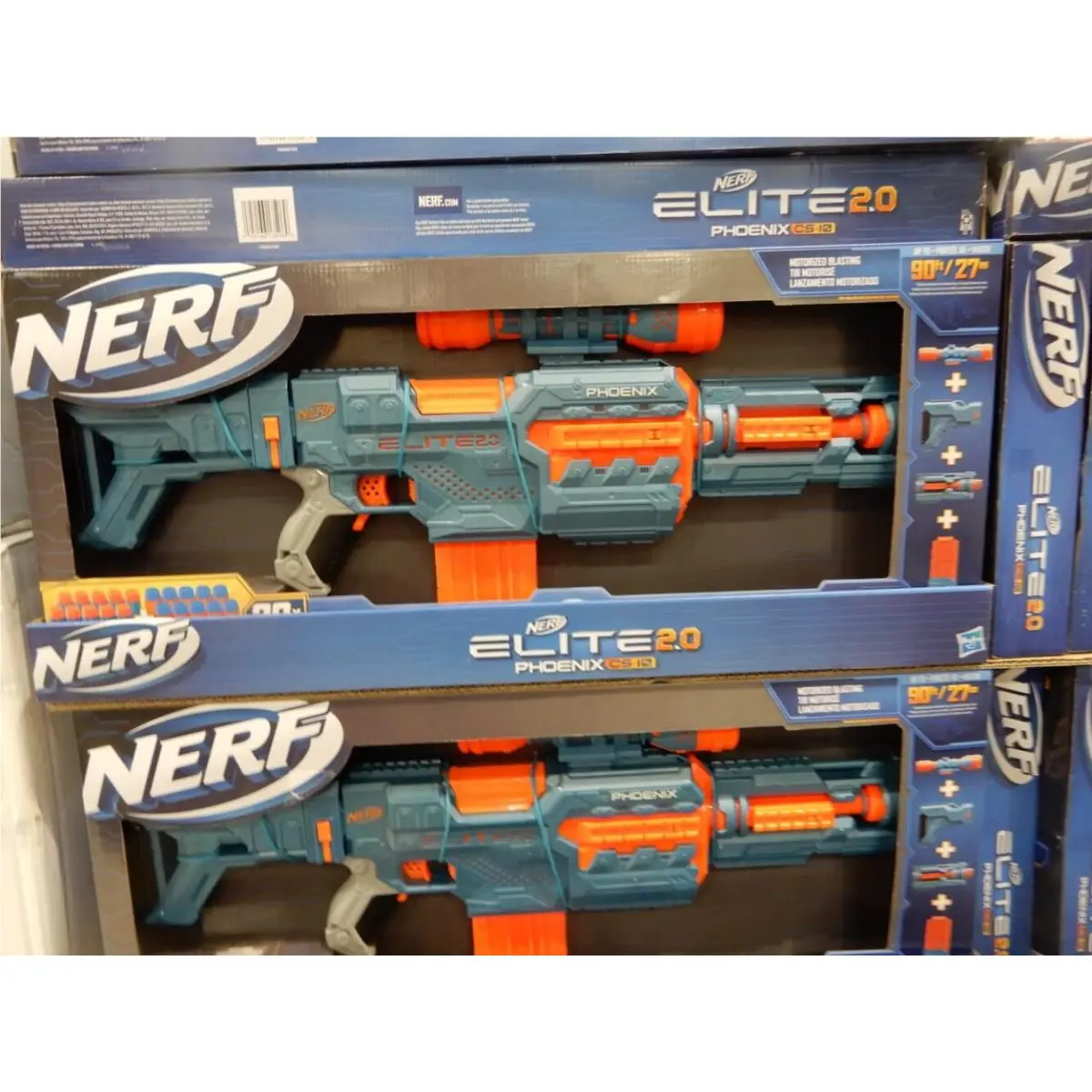 Nerf Cs-10 Phoenix Elite 2.0 Motorized Foam Dark Blaster