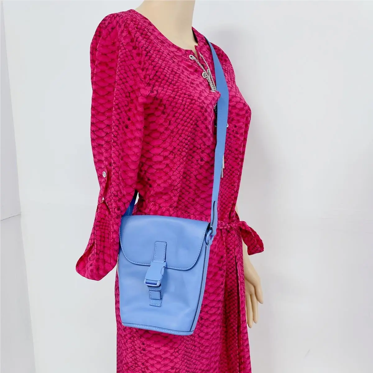 Coach C5640 Track Small Flap Crossbody IN Racer Blue