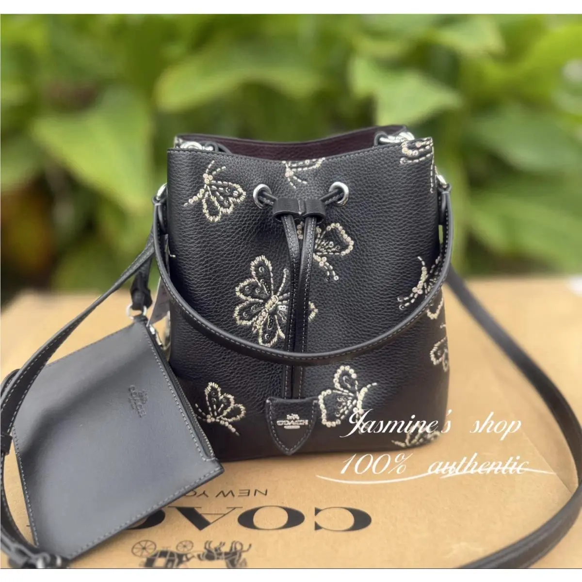 Coach Rowan Bucket Bag with Butterfly Print CCK89