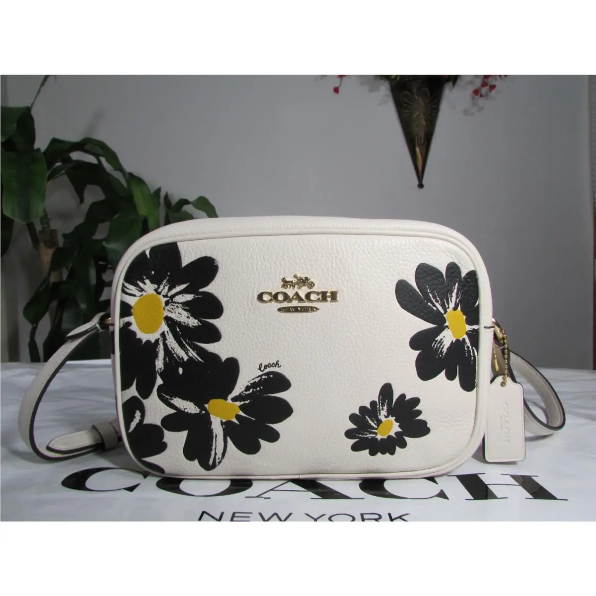 Coach Jamie Camera Bag with Floral Print CZ598 Chalk Multi