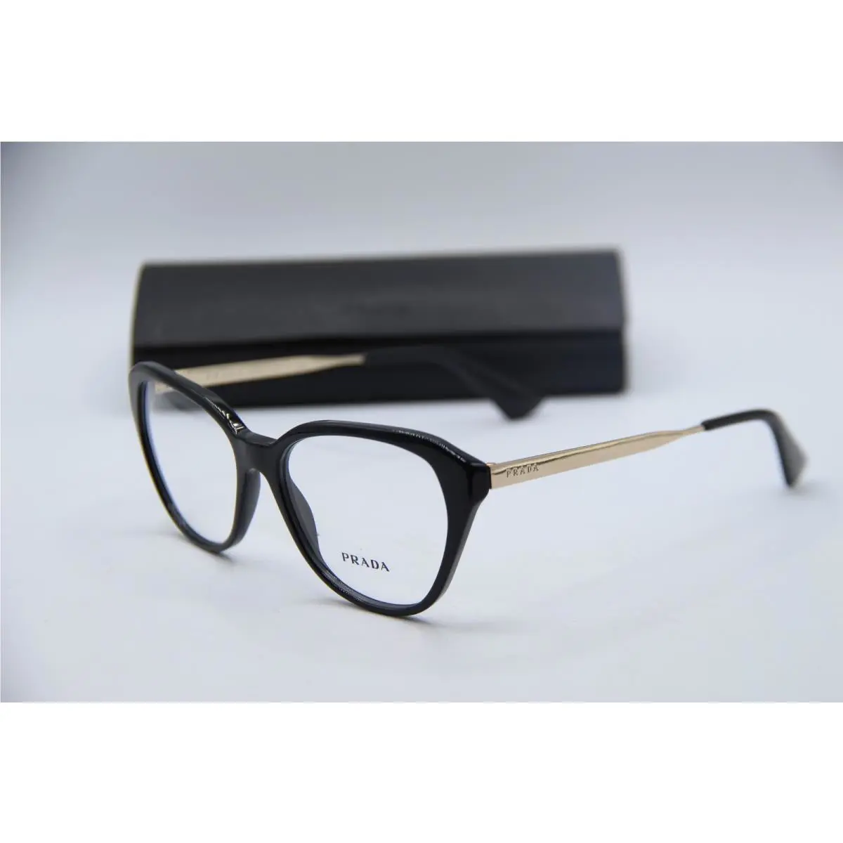 Coach Prada Vpr 28S 1AB-1O1 Black Gold Eyeglasses W/case 52-16