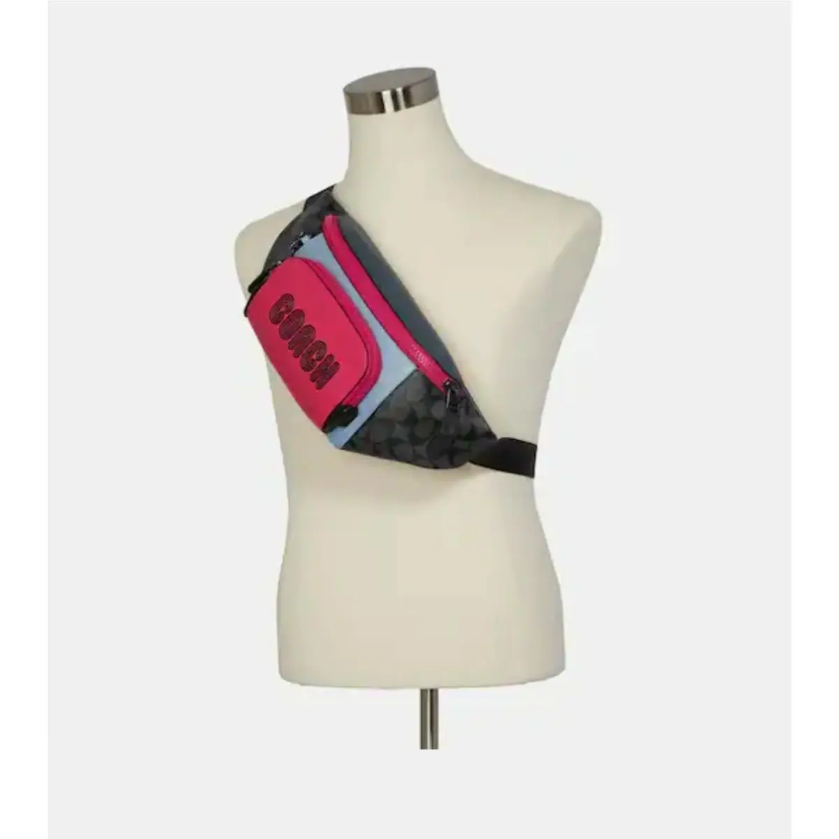 Coach Belt Bag Large Fanny Waist Pack Colorblock Travel Hands Free