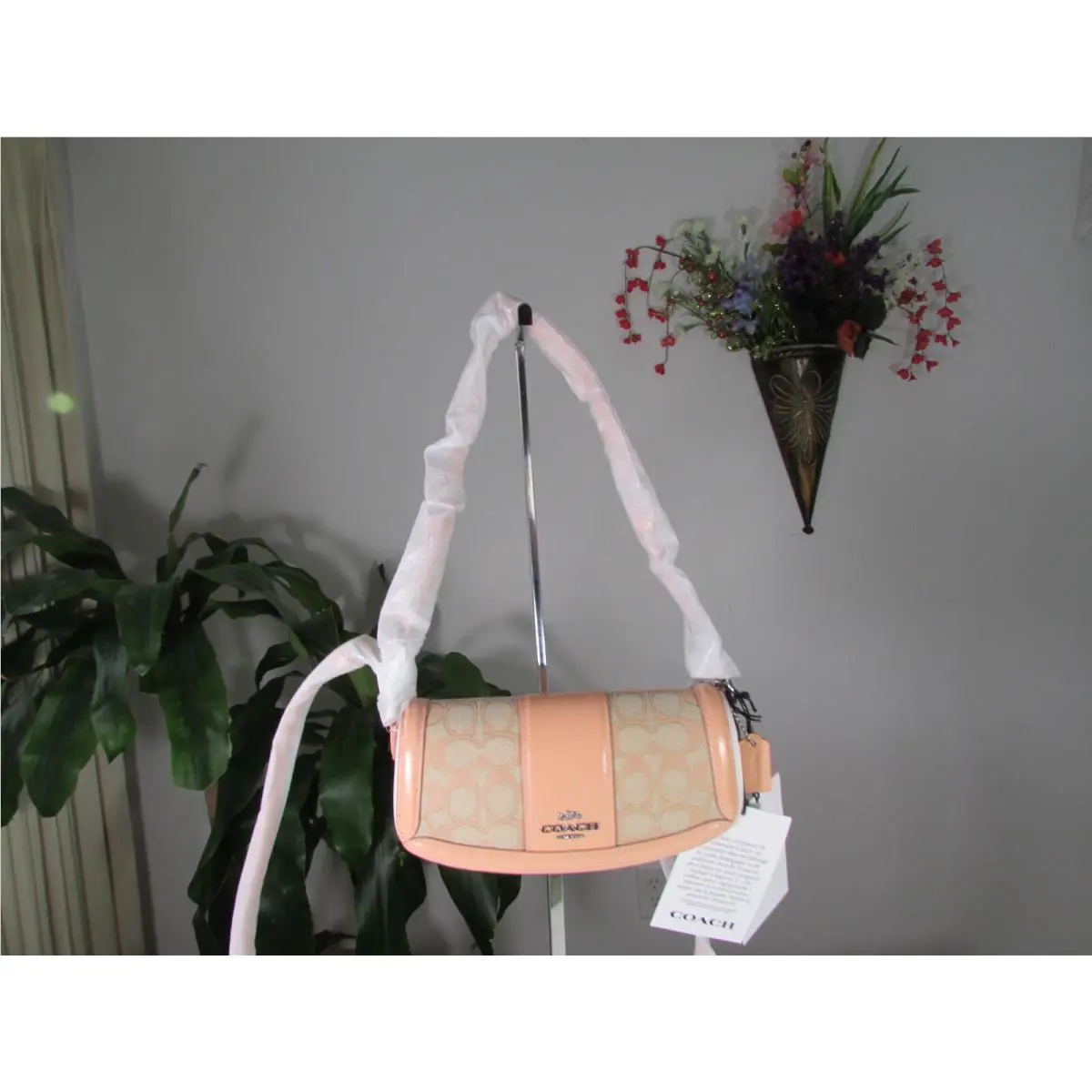 Coach Andrea Small Shoulder Bag In Signature Jacquard CT759