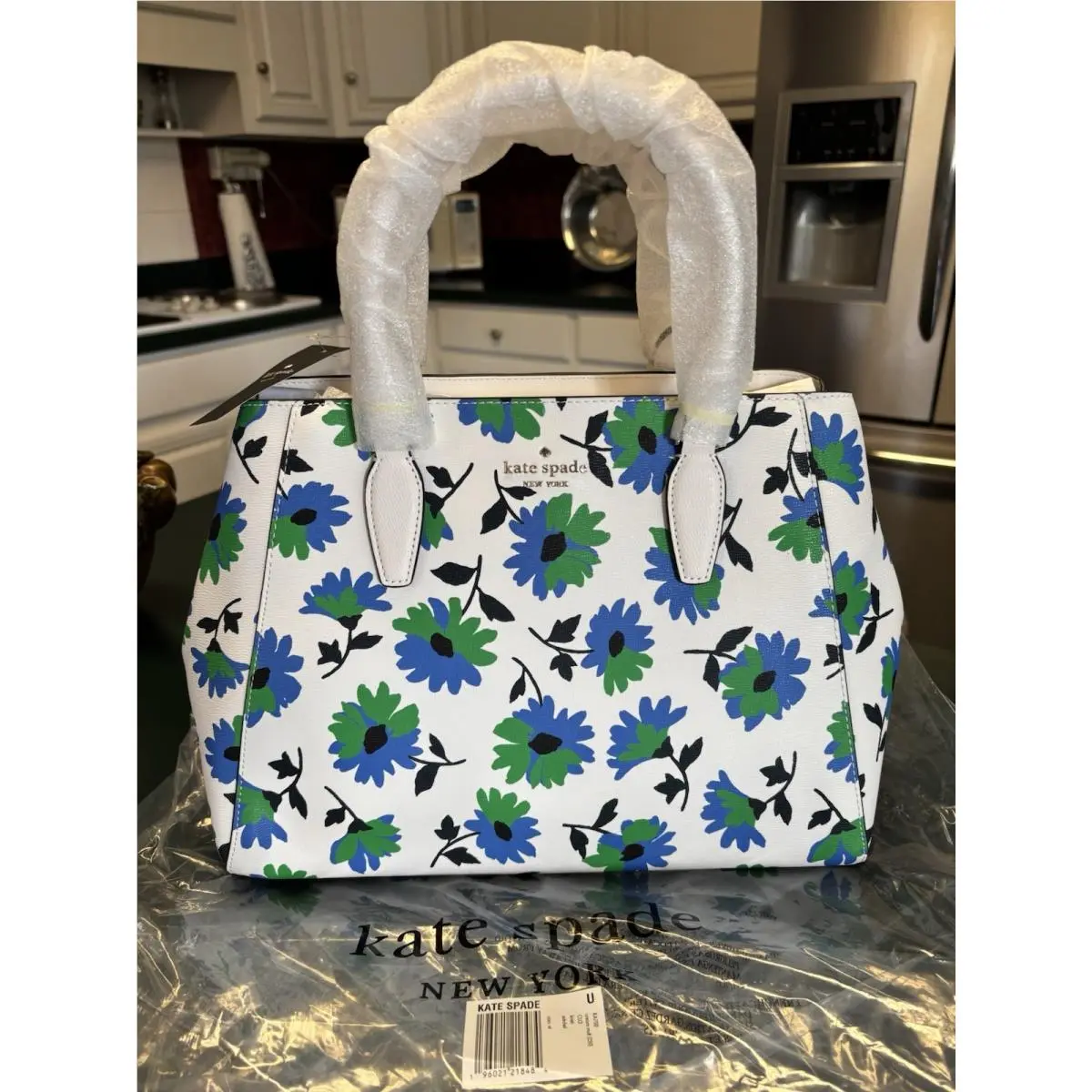 Kate Spade New York Park Posies Kristi Satchel Bag Purse KA700 New