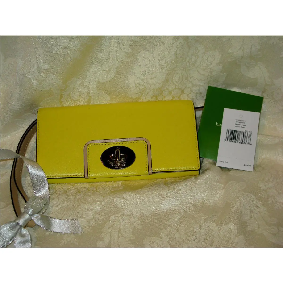 Kate Spade Women`s Yellow Wallet. New. Authentic