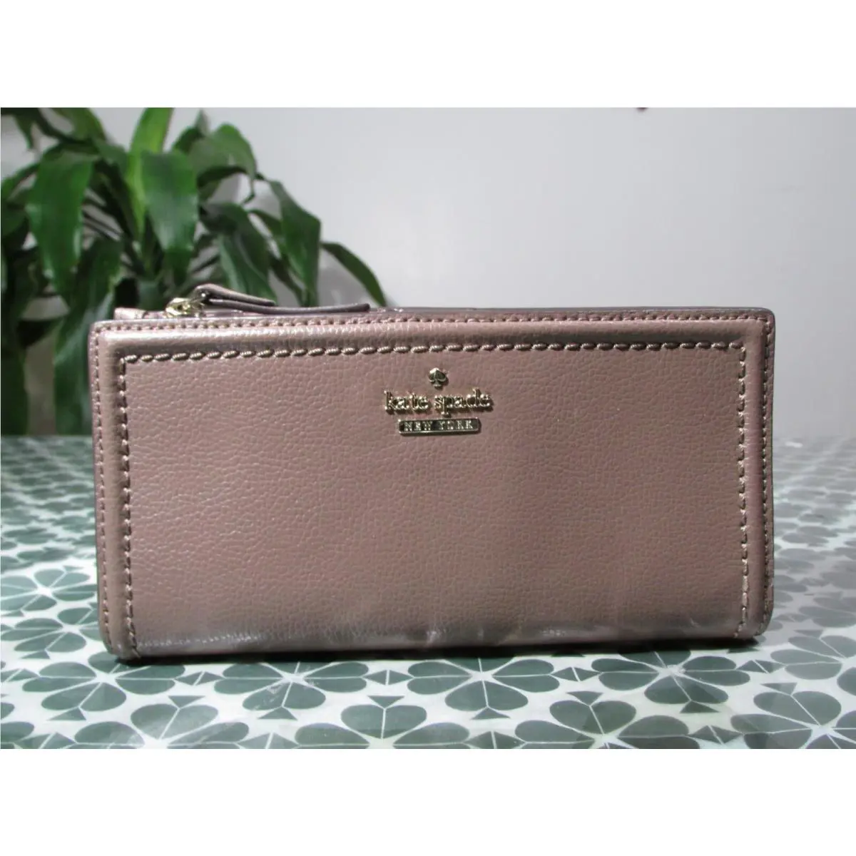 Kate Spade Leather Braylon Patterson Drive Wallet WLRU5219 Duskcitysc