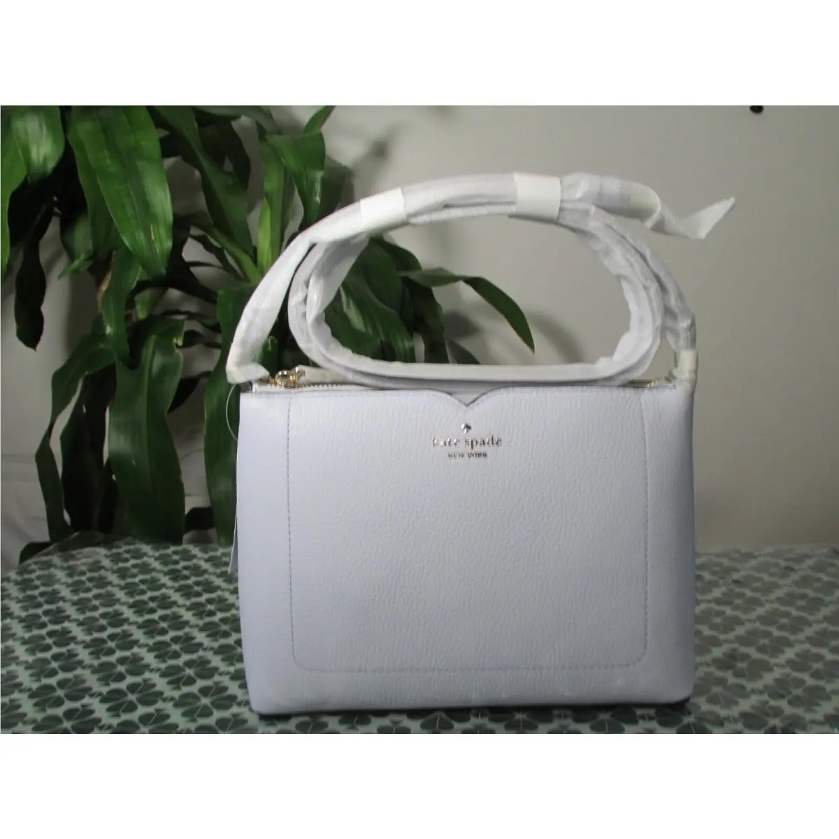 Kate Spade Pebble Leather Harlow Crossbody Bag Taro Milk WKR00058
