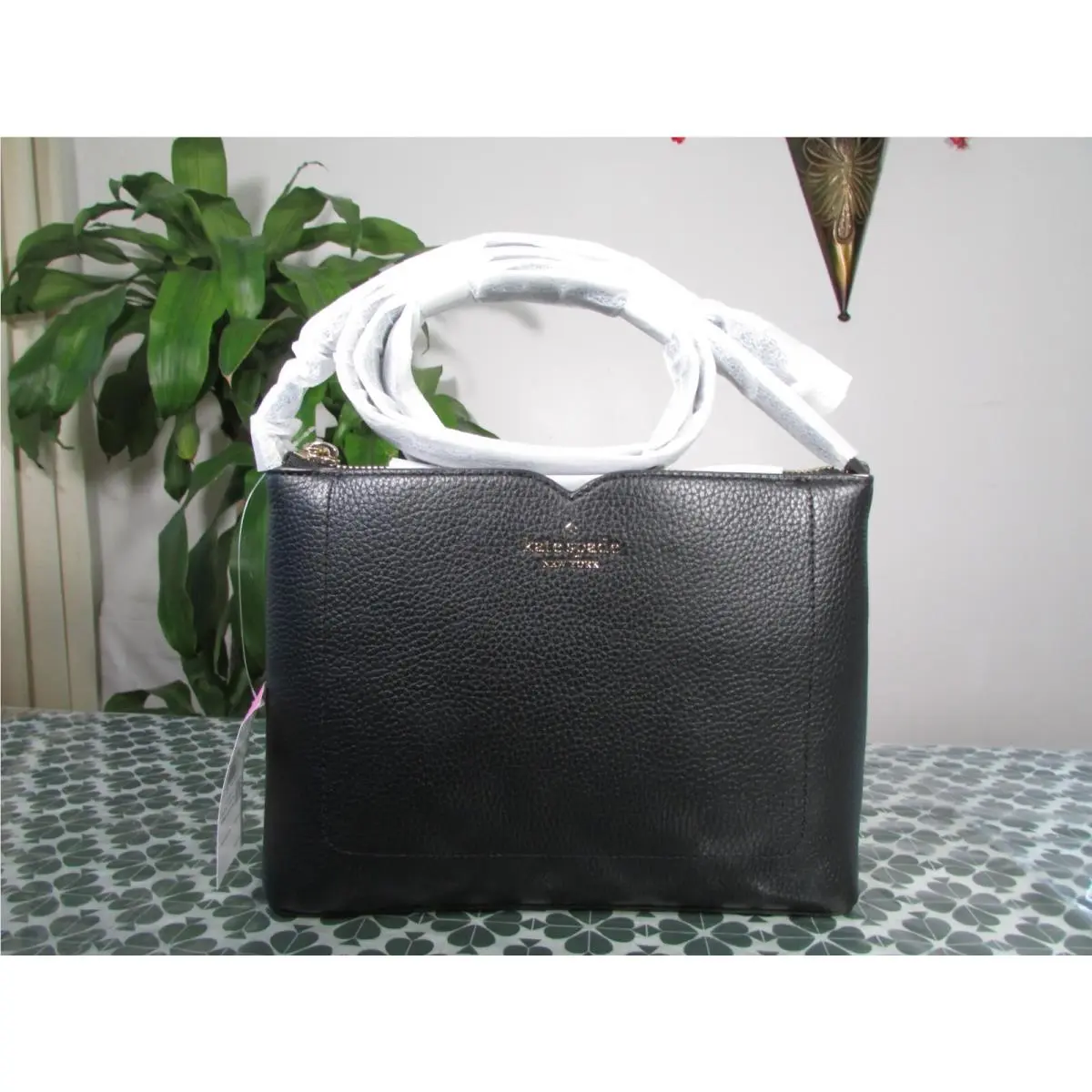 Kate Spade Pebble Leather Crossbody Bag WKR00058 Black