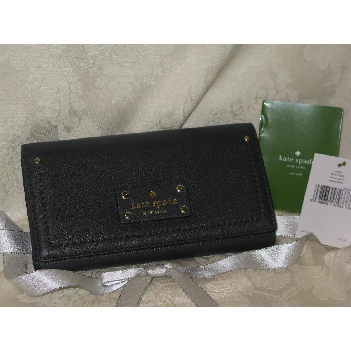 Kate Spade Baxter Street Wallet. Asphalt 008 New