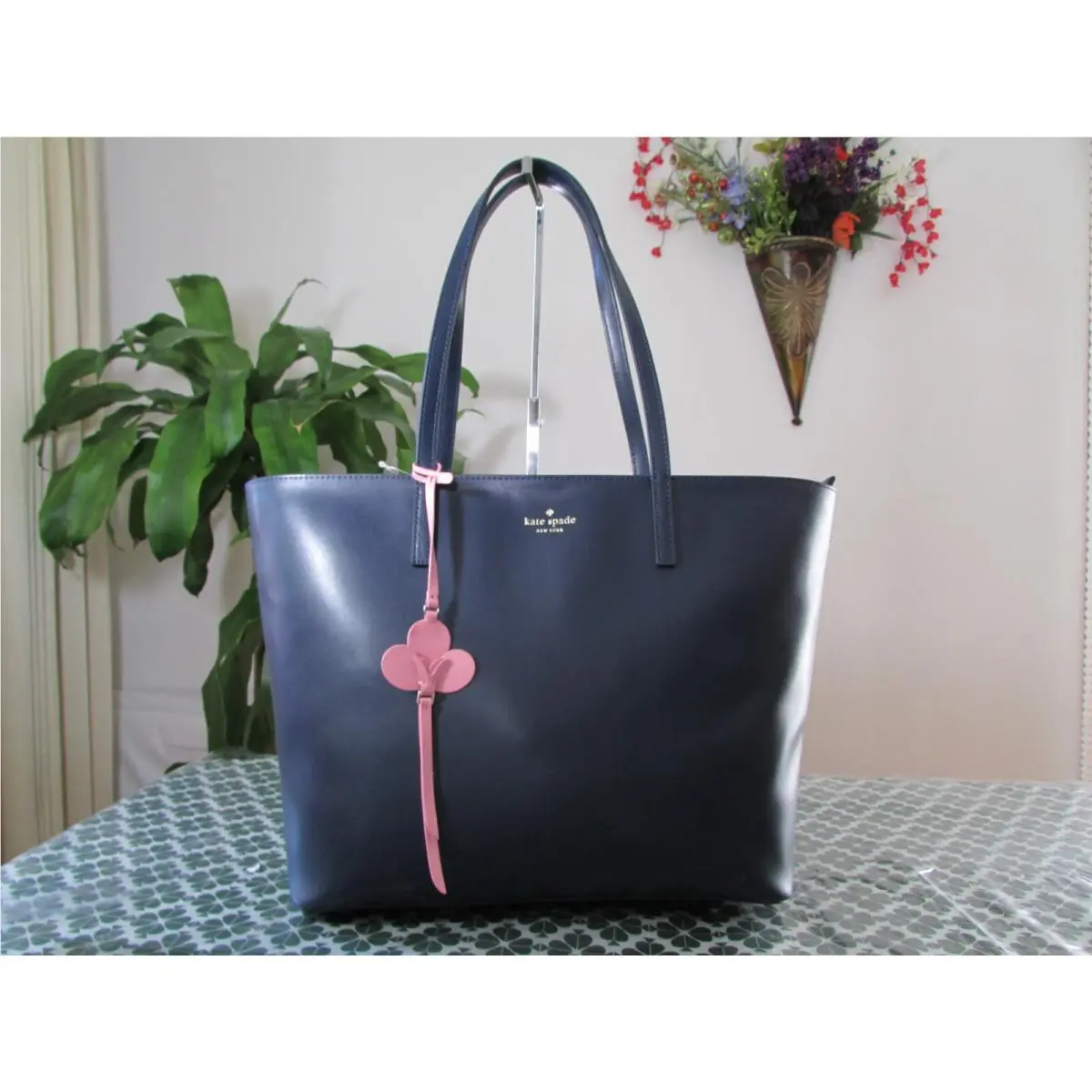 Kate Spade Smooth Leather Kelsey Large Tote Blazerblue WKRU5903