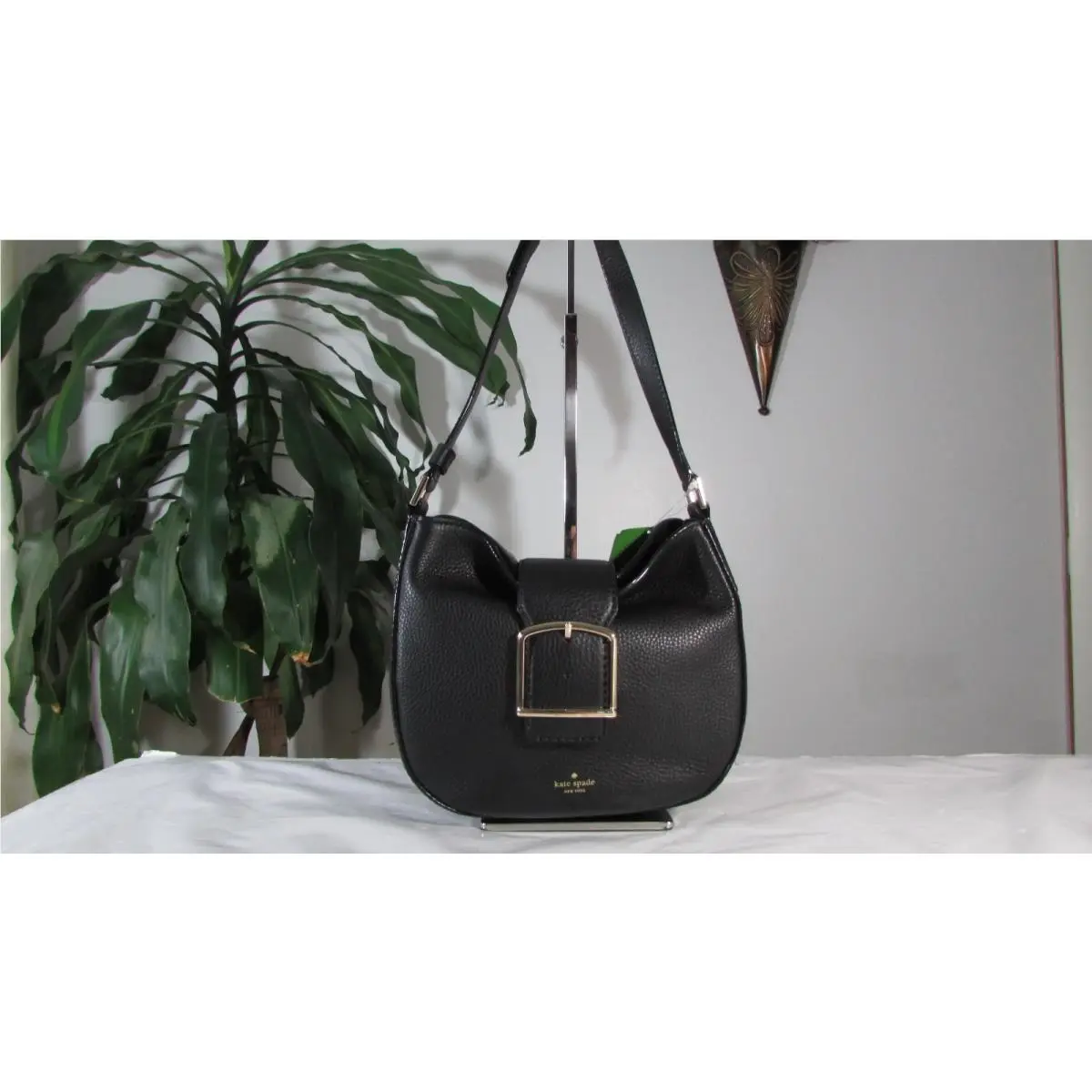 Kate Spade Leather Lilith Healy Lane Crossbody Bag Black