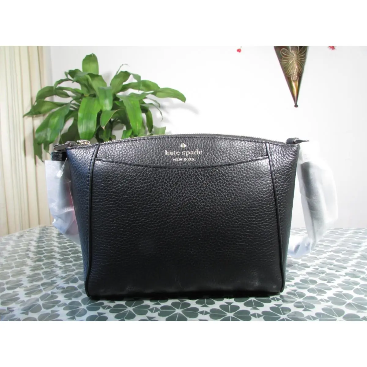 Kate Spade Pebble Leather Crossbody Bag WKR00258 Black