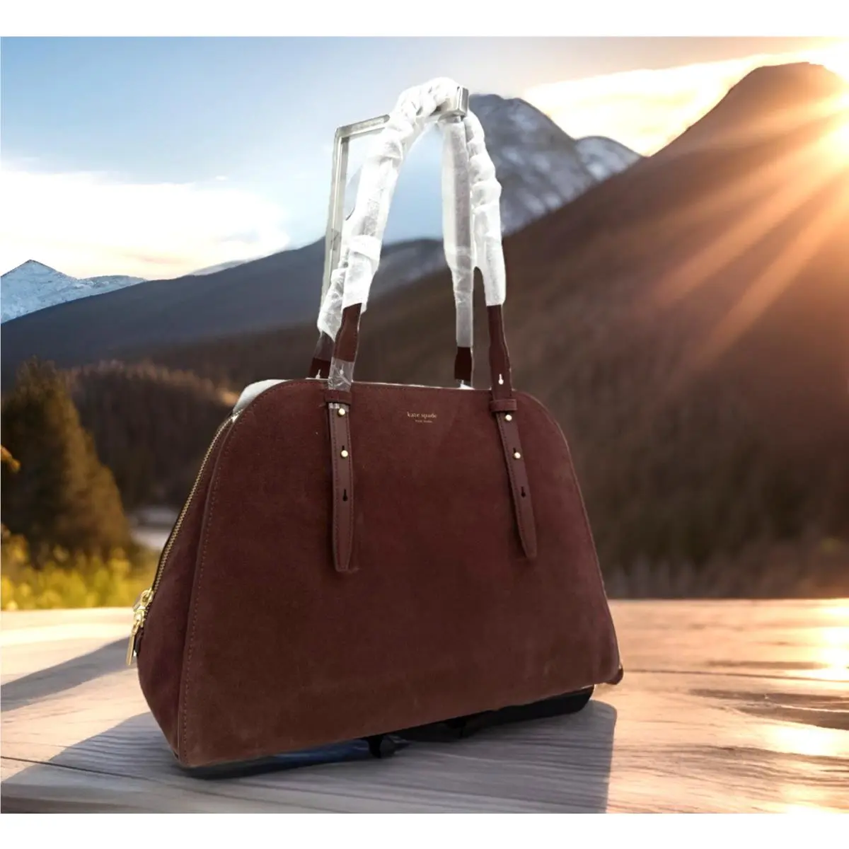 Kate Spade New York Maise Suede Carryall Tote In Star Anise New