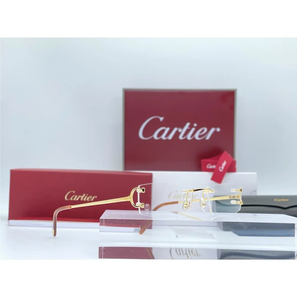 Cartier Rimless Piccadilly Gold Ref. CT0092O Frames