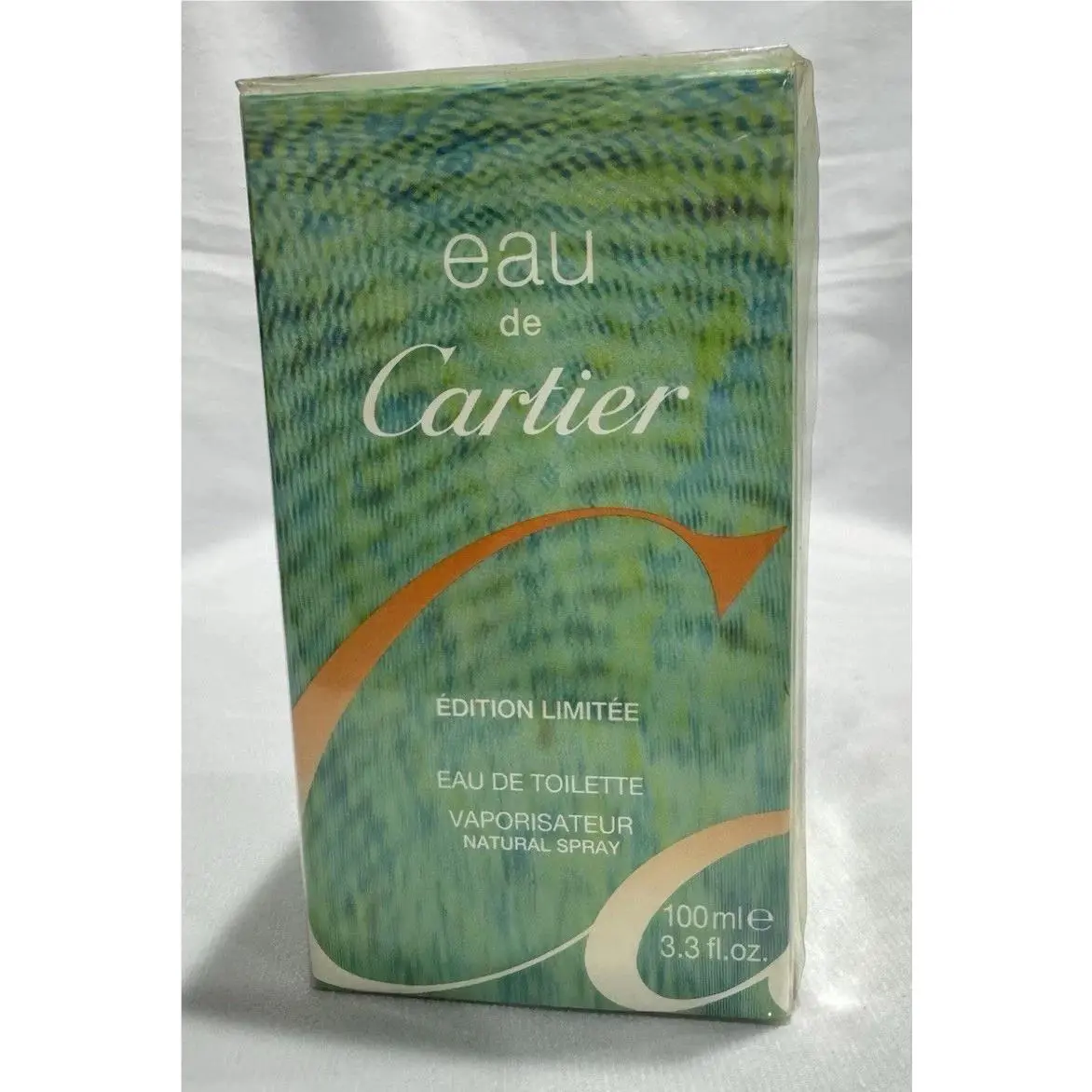 Eau de Cartier Edt 3.3 Oz. 100 ml Spray by Cartier Edition Limitee Rare