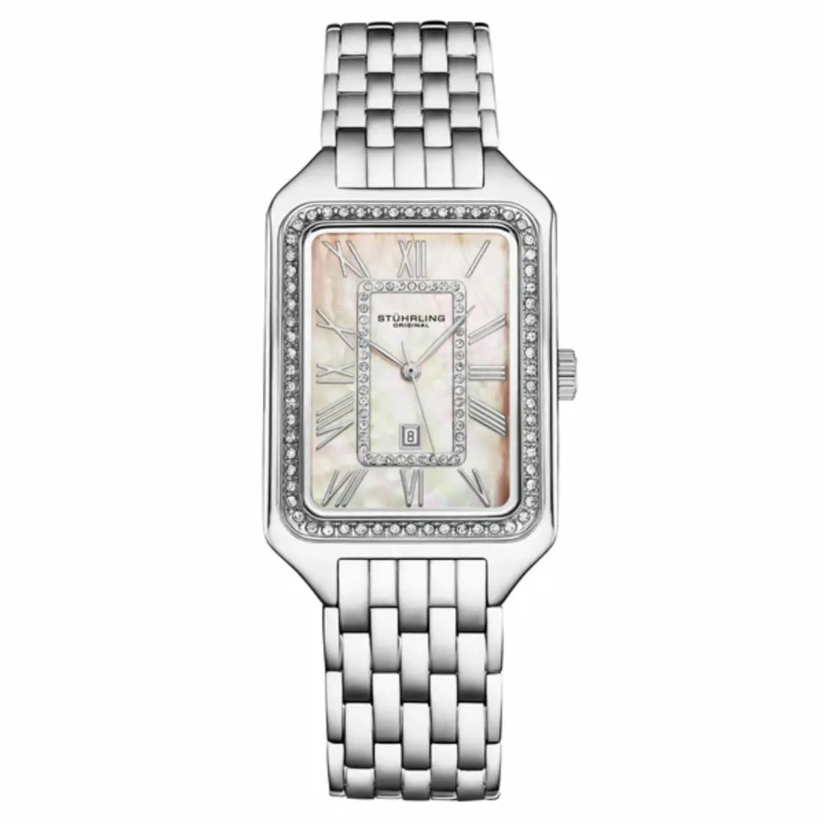Stuhrling Sonata 4061 1 Quartz Stainless Steel Bracelet Womens Watch