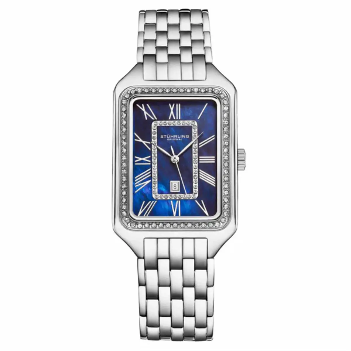 Stuhrling Sonata 4061 2 Quartz Stainless Steel Bracelet Womens Watch