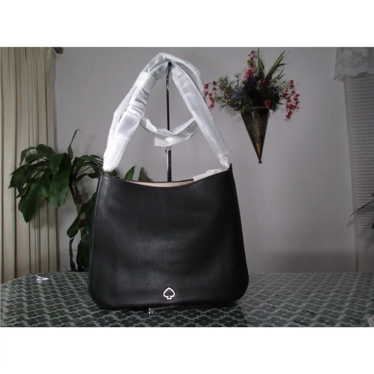 Kate Spade Leather Kailee Compartment Shoulder Bag WKRU6486 Black