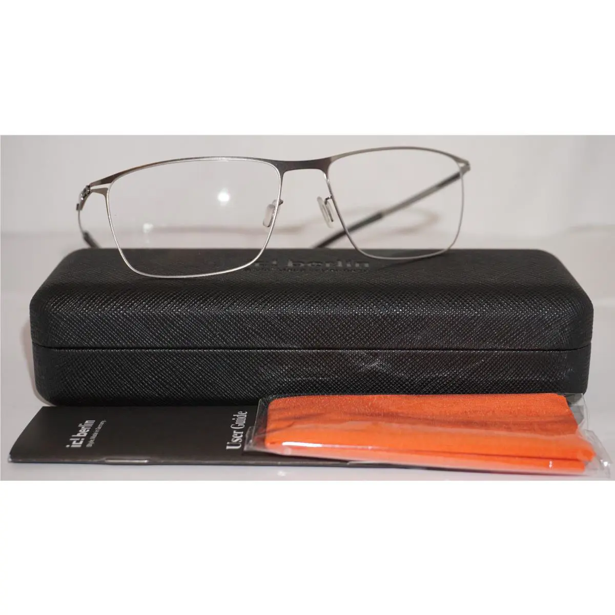 IC Berlin Eyeglasses IC Berlin Asper Shiny Graphite Black 54 17 145