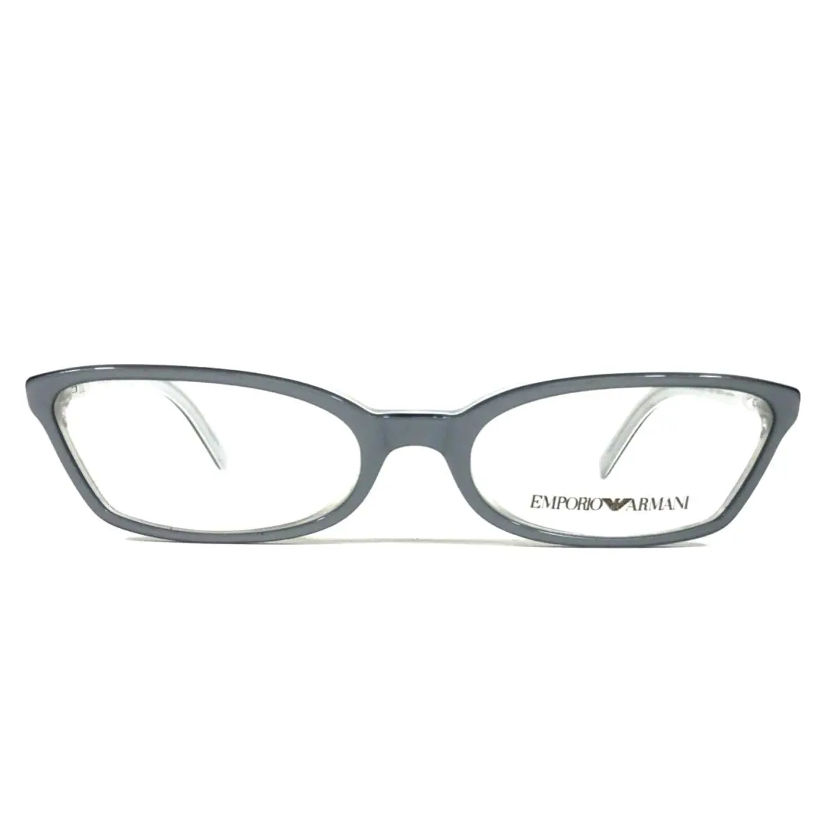 Emporio Armani Eyeglasses Frames 683 592 Transparent Gray Cat Eye 52-17-135