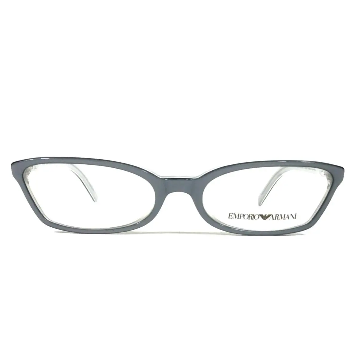 Eyeglasses Frames 683 592 Transparent Gray Cat Eye 52-17-135 by Emporio Armani