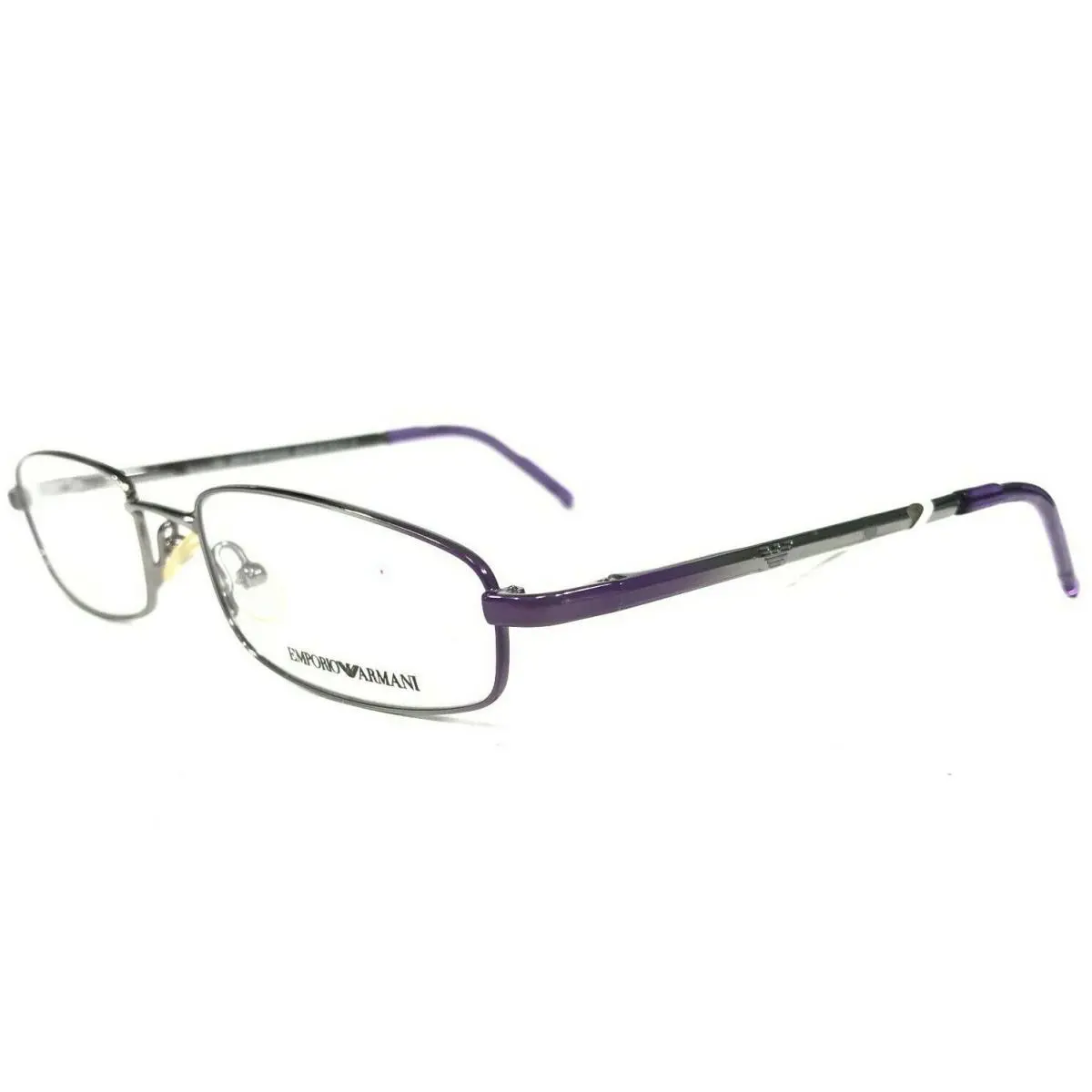 Emporio Armani Petite Eyeglasses Frames EA9029 8A0 Purple Silver 50-19-130