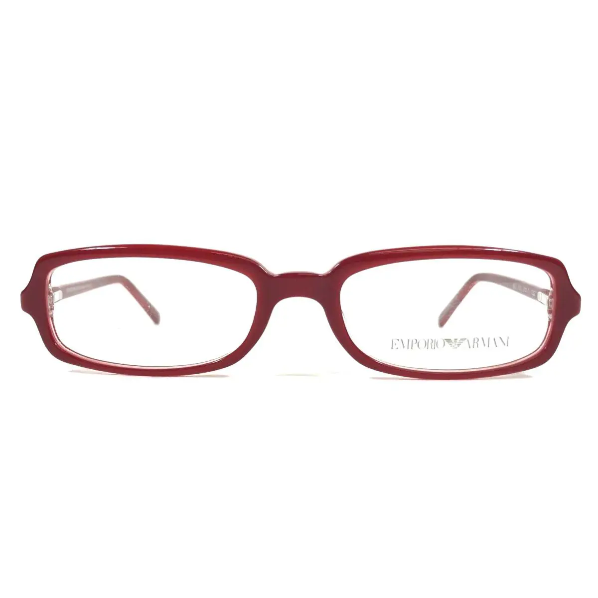 Emporio Armani Eyeglasses Frames 682 700 Burgundy Rectangle Full Rim 51-17-135
