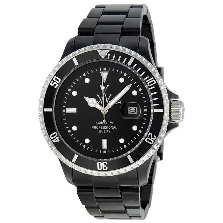 Toywatch Fluo Black Tritium Plasteramic Unisex Analog Quartz Watch FL28BK