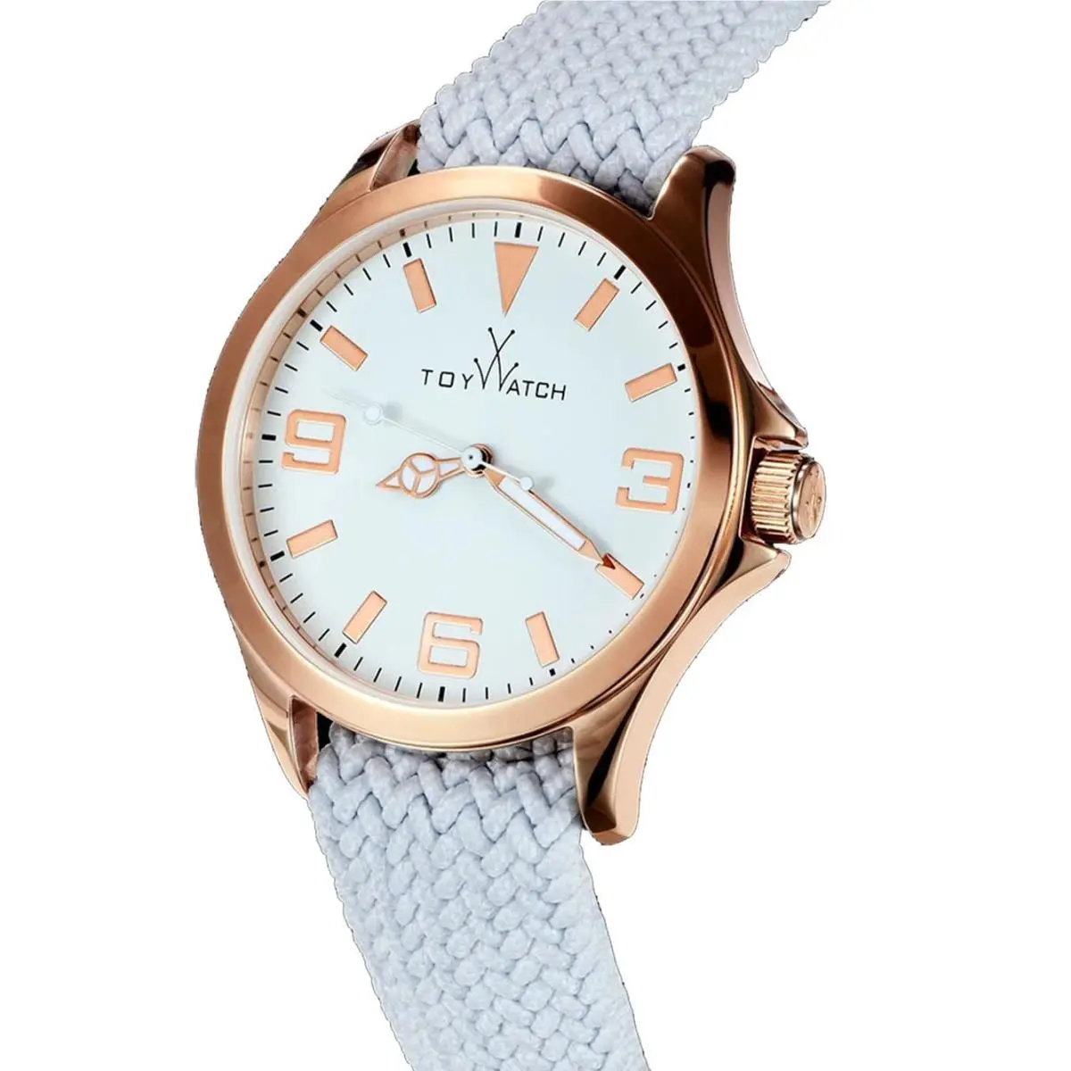 Toywatch Toycruise Metal CRS01WH Yellow Gold White Quartz Fashion Womens Watch