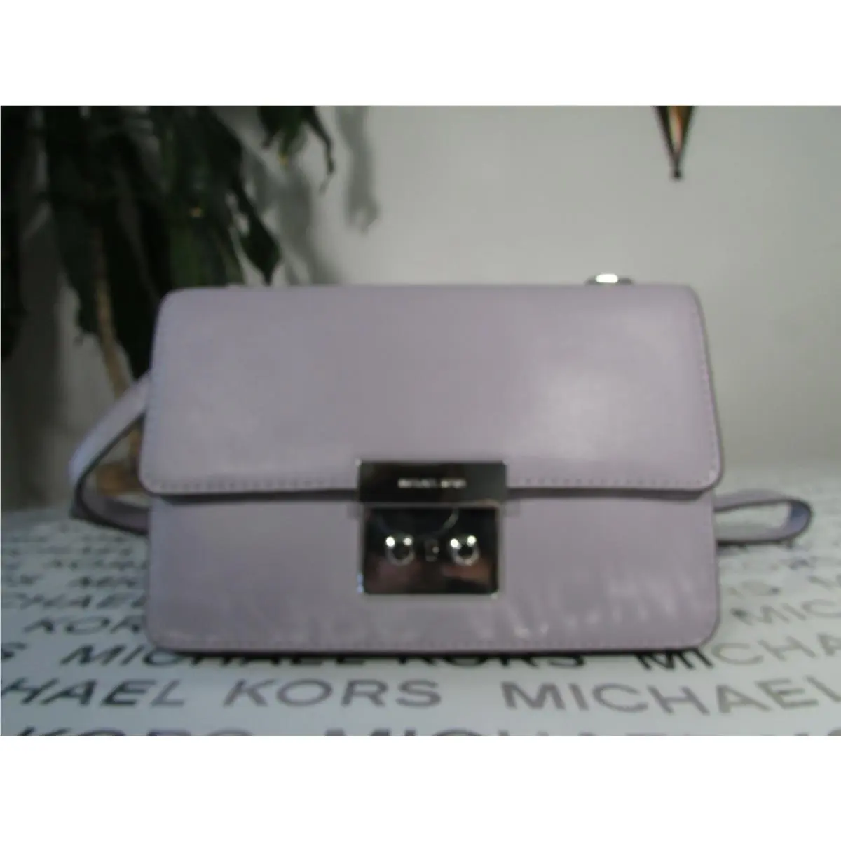 Sloan Small Gusset Crossbody Bag Pale Pink or Lilac Lilac by Michael Kors