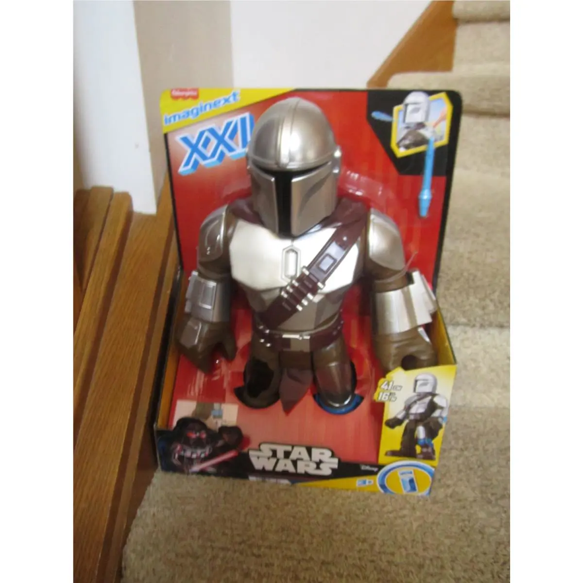Fisher Price Imaginext Star Wars Mando Mandalorian Xxl Disney Toy Guy Doll